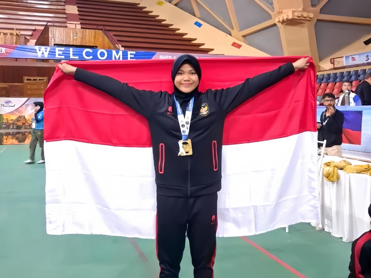 Ghina Salsabila Remaja Dari Desa Karangjambu Peroleh Emas Junior Asian Pencak Silat Championship 2025 di India