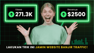 Lakukan Trik Ini jamin website banjir traffic