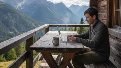 Fenomena Work from Mountain: Tren Baru Anak Muda Cari Tenang