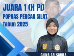 Ghina Salsabila, Kembali Sumbang Emas untuk Jawa Tengah di POPNAS dan PEPARPENAS 2025