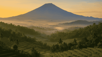 Gunung Slamet Jawa Tengah Indonesia