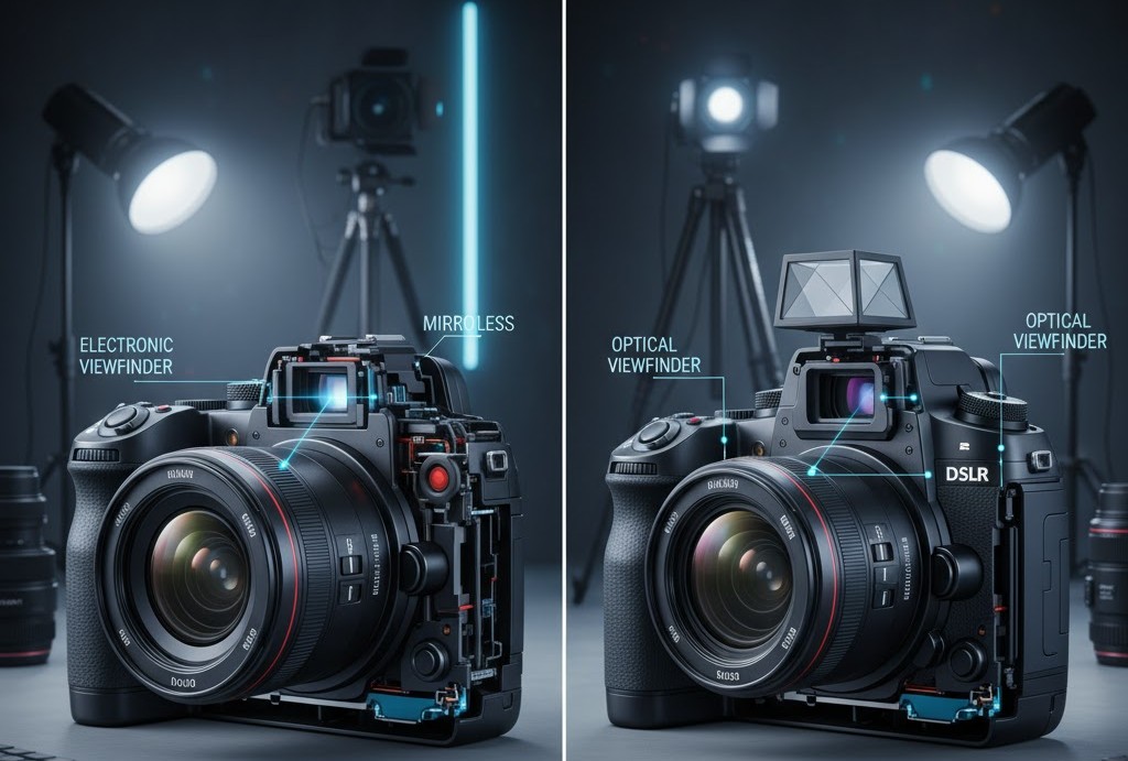 Kamera Mirrorless vs DSLR Mana yang Lebih Unggul