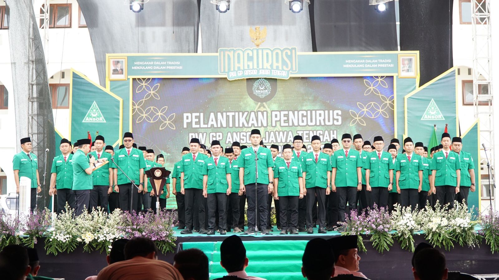 Pengurus PW GP Ansor Jawa Tengah masa khidmah 2025-2029 dilantik di Pondok Pesantren Asshodiqiyah Kota Semarang