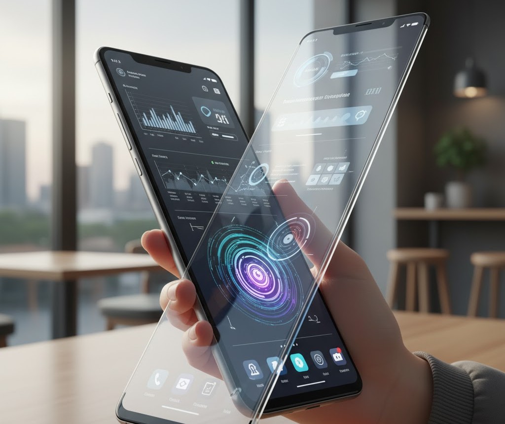 Smartphone Masa Depan Layar Lentur dan Chip AI Terintegrasi