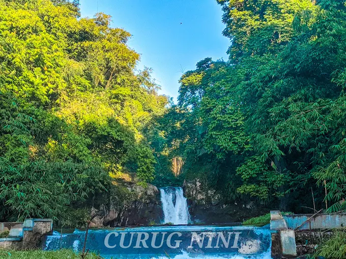 curug nini, air terjun yang berada di lereng gunung slamet Kabupaten Purbalingga