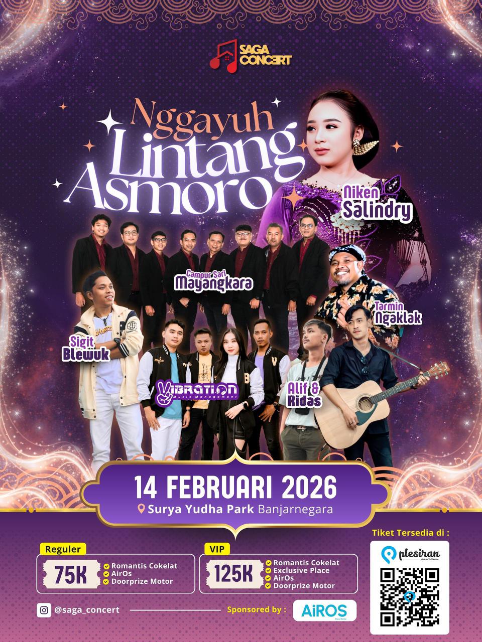 Konser Romantis Bertabur Bintang Siap Meriahkan Banjarnegara di Hari Valentine 2026